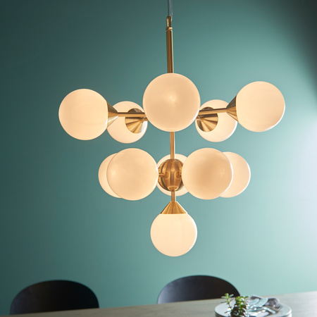 Oscar 11 Pendant Light Brushed Gold
