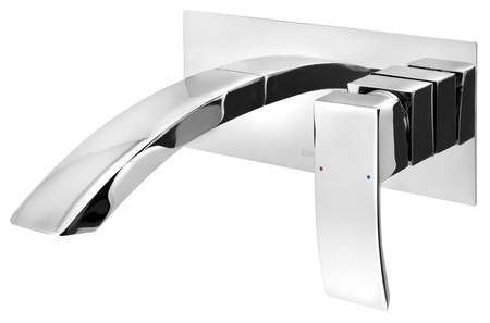 GINKO bateria umywalkowa podtynkowa, chrom