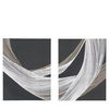 Obraz w ramie „Curve Appeal” – czarny, 50 × 3 × 65 cm, zestaw 2 szt.