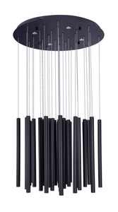 MAXLIGHT P0419D LAMPA WISZĄCA ORGANIC 33x1 CZARNA