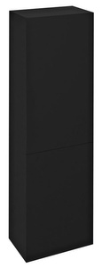 ESPACE słupek wysoki 50x172x32cm, 2 drzwiczki, lewa/prawa, czarny mat