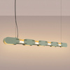 Lampa wisząca CHAIN 158 zielona oliwka LED 3000K