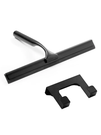 Ściągaczka do kabin prysznicowych - czarna