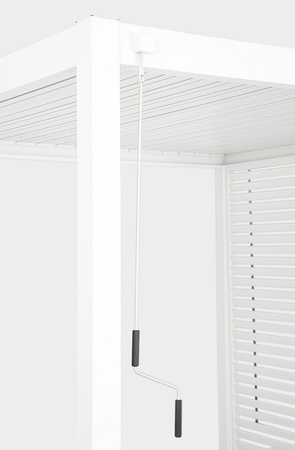 Pergola ogrodowa BIZZOTTO OCEAN 3,6X7,2 – biały