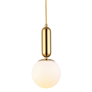 Lampa wisząca UNO złota połysk 20 cm