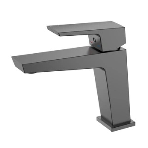 Bateria umywalkowa stojąca, gun metal