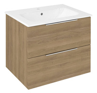 CIRASA szafka pod umywalkę 59,2x52x46cm, dąb cuneo