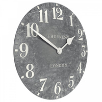 Outdoor Wall Clock Arabic Cement 20in