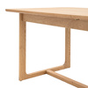 Craft Ext Dining Table Natural 2000/2500x950x750mm