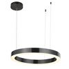Lampa wisząca CIRCLE 60 cm - LED, ring tytanowy