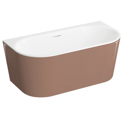 Wanna wolnostojąca przyścienna 160x75 SOLA Mokka