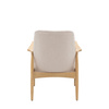 Fotel Carrera Naturalny len 685 x 720 x 820 mm