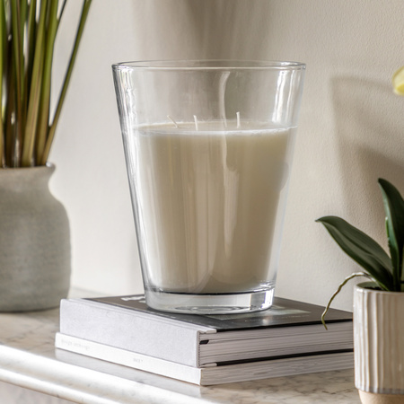 Aroma English Pear & Freesia Glass Candle Large