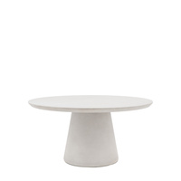 Pedra Round Dining Table Linen 1524x1524x750mm