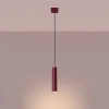 Lampa wisząca LAGOS 1 burgund