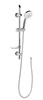 SUNRA zestaw prysznicowy z mydelniczką, chrom