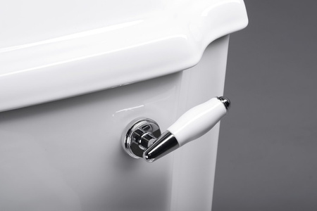 ANTIK Spłuczka do kompaktu WC z mechanizmem spłukującym, biały