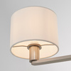 Daley 3 Pendant Matt Nickel 385-655mm