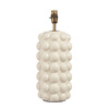 Bobble Table Lamp Base White Crackle Glaze