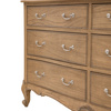 Chic 6 Drawer Chest Weathered 1470x510x827mm