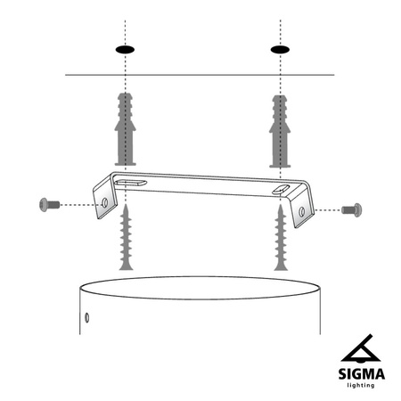 DIAMENT L CZARNY/MIEDZIANY lampa wisząca