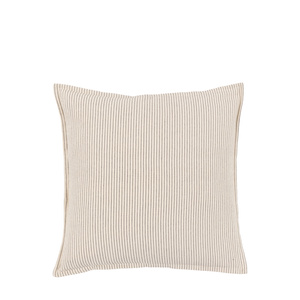Fairford Woven Stripe Cushion Cream 450x450mm