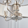 Highclere 3 Pendant Lght Nickel&Chrcoal 350-1200mm