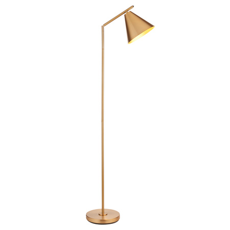 Cape Floor Light Antique Brass
