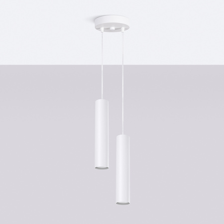 Lampa wisząca LAGOS 2P biała