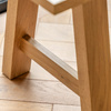Eton Trestle Dining Bench Natural 1500x380x450mm