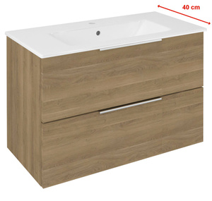 CIRASA szafka pod umywalkę 78x54x39cm, dąb cuneo