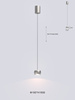 6039-103 QUIBERON Lampa pojedyncza nikiel szampański