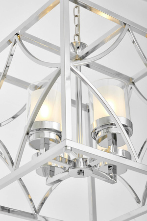 LAMPA WISZĄCA LOFT CHROMOWANA QUADRATO