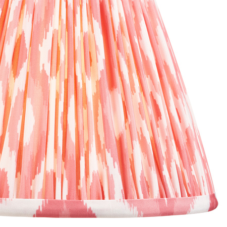 Ikat Shade Coral Pink Fabric 185x125x250mm