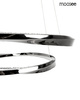 MOOSEE lampa wisząca ANILLO 2 czarny      chrom