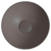 MINOR umywalka betonowa nablatowa, średnica 26cm, ciemnobrązowy mat