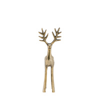 Stag Antique Gold Decoration 95x90x28mm