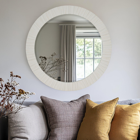 Durham Mirror Off White 700x25x700mm