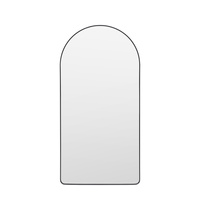 Holworth Arch Mirror Black 900x35x1800mm