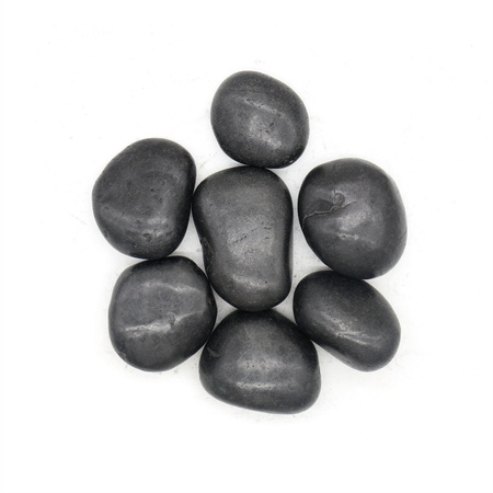 Kamień OTOCZAK 2-3 cm 20 kg polerowany    czarny