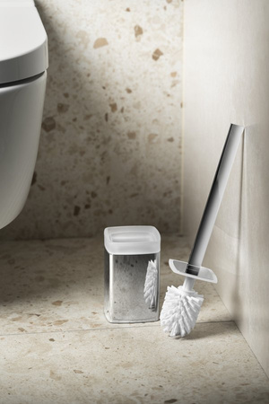 IL GIGLIO szczotka do WC do postawienia, chrom