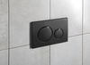 GEBERIT SIGMA20 przycisk spłukujący, Easy-to clean/czarny mat