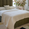 Alcove Gauze Bedspread Taupe 2600x2400mm