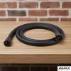 Wąż prysznicowy PVC 150 cm, czarny