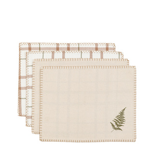 Woodland Festive Stripe Placement (4pk) 300x400mm