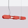 Lampa wisząca CHAIN 91 czerwona LED 4000K