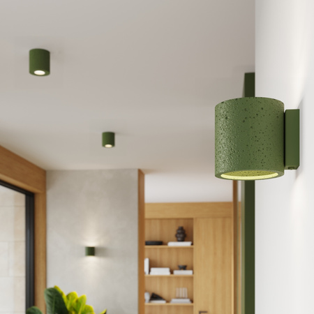 Plafon ORBIS beton zielona oliwka