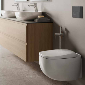 Zestaw ILLUSION Miska WC podwiesz. 52cm Rimless & deska WC W/O biały połysk