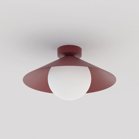MONO 1S PLAFON BURGUNDY OPAL