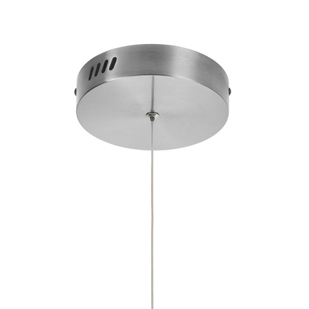 Lampa wisząca CIRCLE 100 cm - LED, ring nikiel szczotkowany